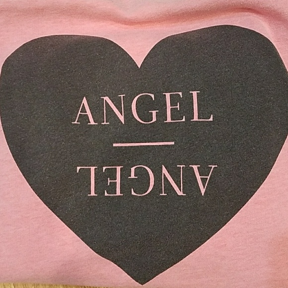 Faded Victoria Secret Angel Crew Neck Sweatshirt - Picture 2 of 8